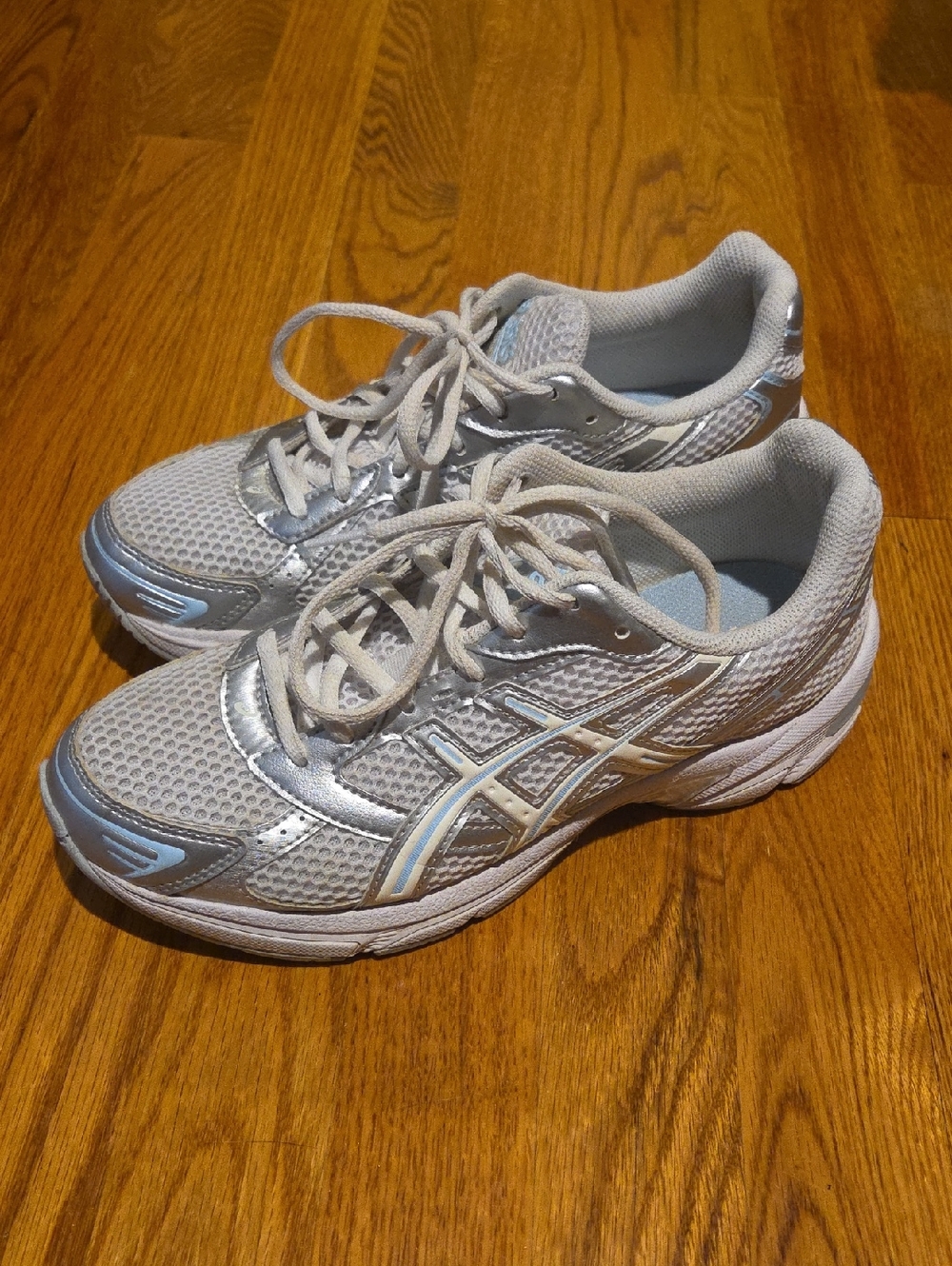 ​ASICS GEL-1130 Women’s Size 8 – Silver/White/Sky Blue – Y2K Retro Running Shoes